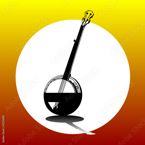 banjo vector