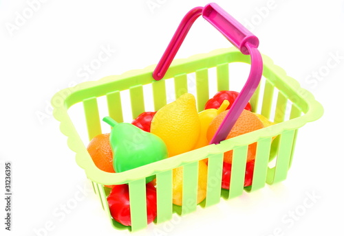 panier fruits plastique