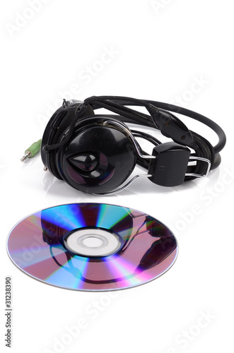 DVD and headphone