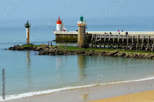 Sur la plage de Capbreton photo