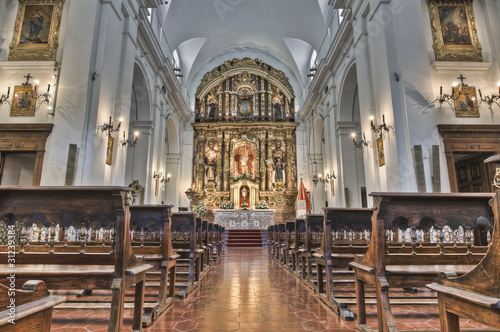 Del Pilar church interior located in Recoleta neighborhood © Anibal Trejo