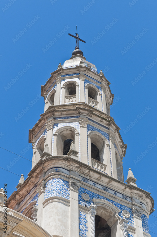 San Pedro Telmo church facade at Buenos Aires
