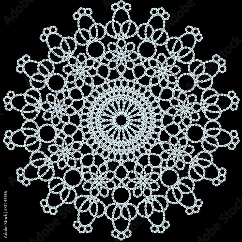knitted napkin