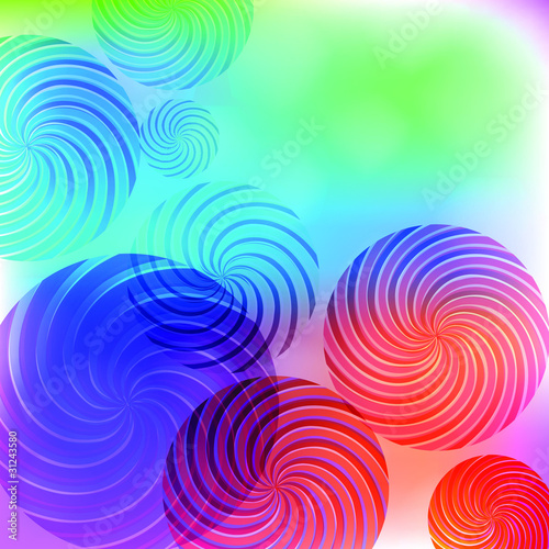 Abstract background with swirle elements