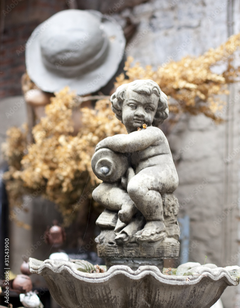 Fototapeta premium statue fontaine