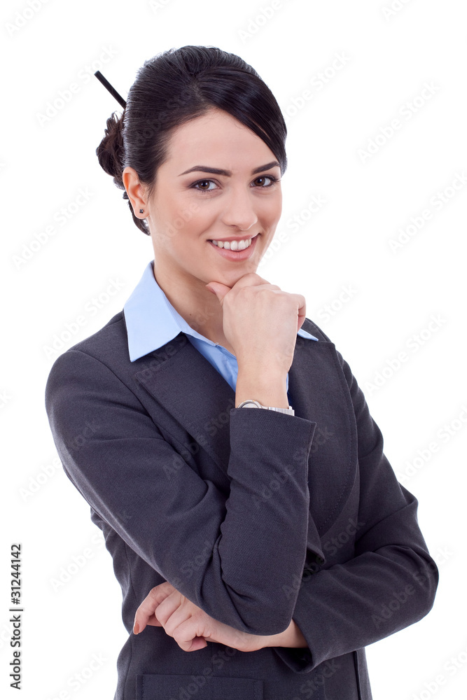 beautiful young business woman beautiful young business woman