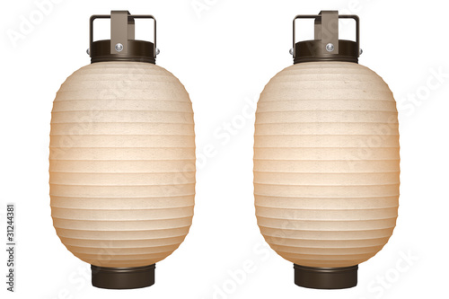 Paper Lantern (basic) with clipping path