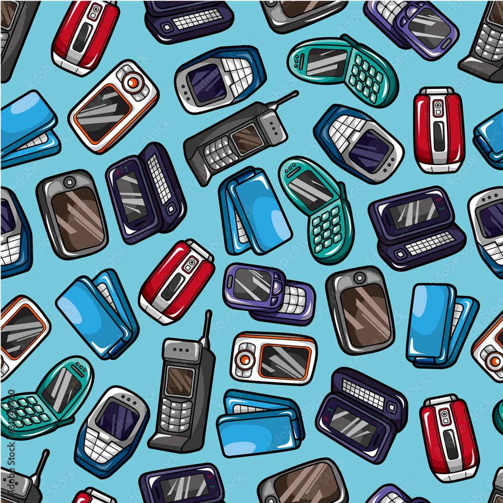 seamless mobile phone pattern seamless mobile phone pattern
