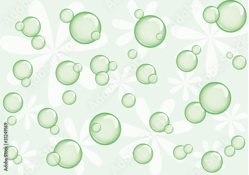 grüne bubbles