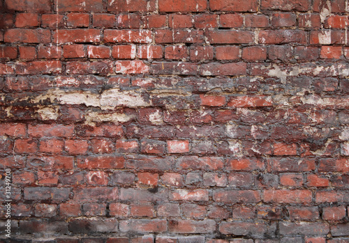 Grunge old brick wall