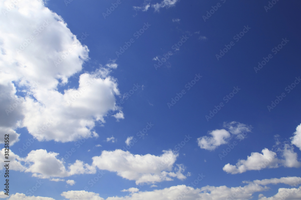 Fototapeta premium 青空と白い雲