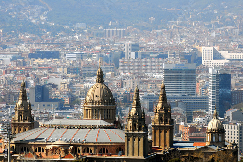 Barcelone et palais national photo