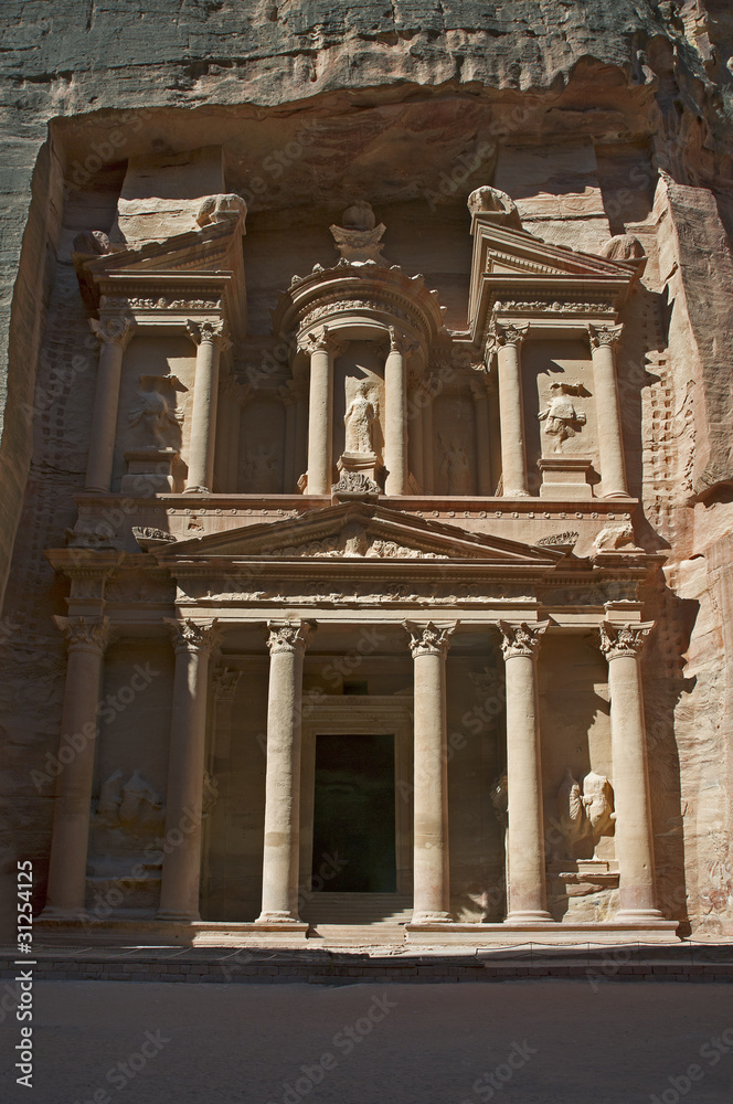 Obraz premium The Treasure in Petra. Jordan