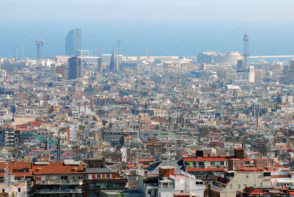 Panoramique sur Barcelone
