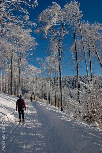 Himmelblauer Nachmittag