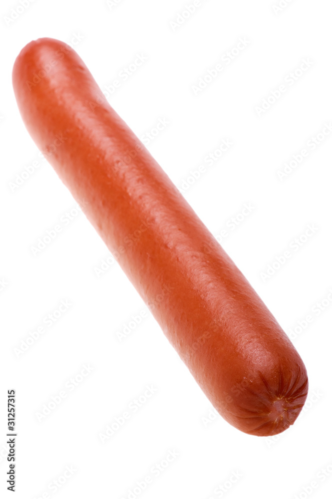 sausage on white