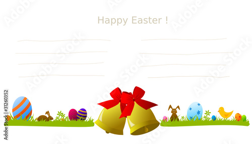 Easter card template