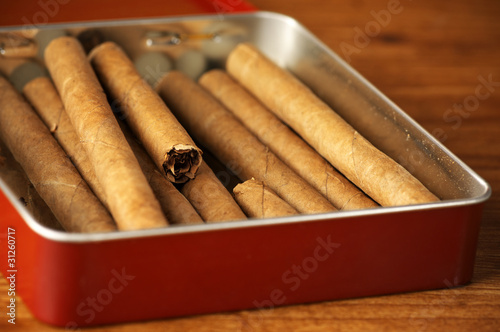Cigars in box