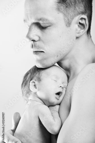 dad and baby