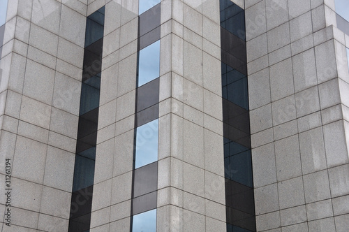 high rise modern building facade