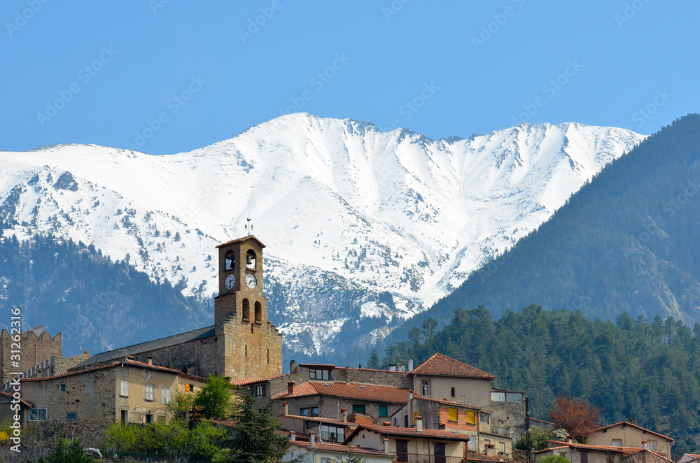 Le village de Vernet les Bains