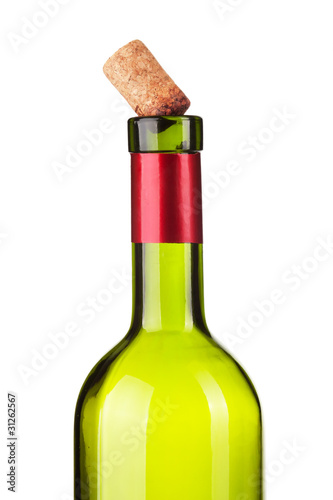 Empty wine bottle