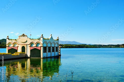 Lake of Banyoles, in Catalonia, Spain photo