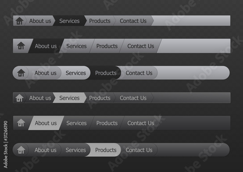 Web menu