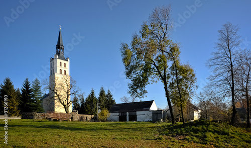 church in village