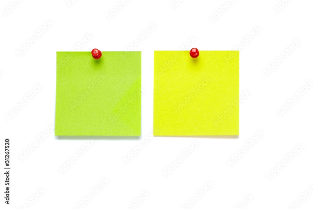 Sticky Notes on Pure White Sticky Notes on Pure White