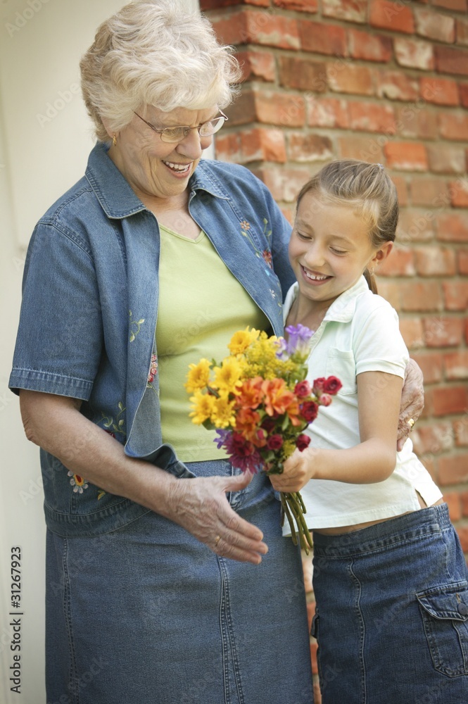 Grandmother And Granddaughter Grandmother And Granddaughter