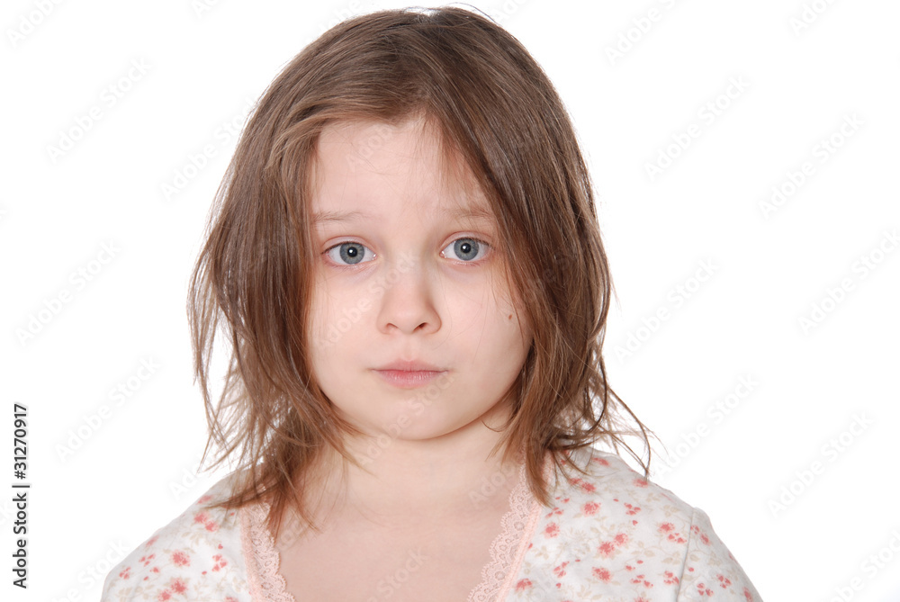 Little girl wearing a pajamas Little girl wearing a pajamas