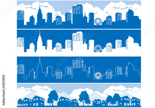 town city