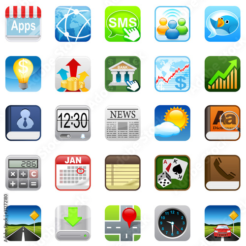 Phone web icons
