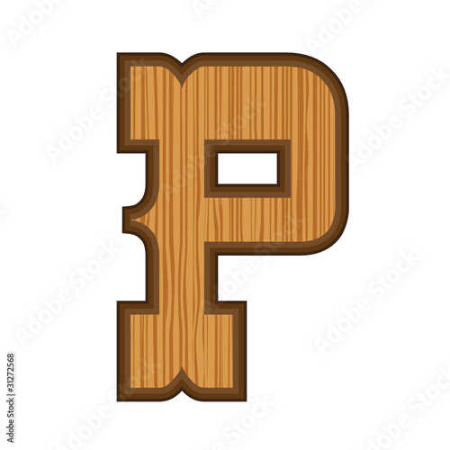 Western letter P