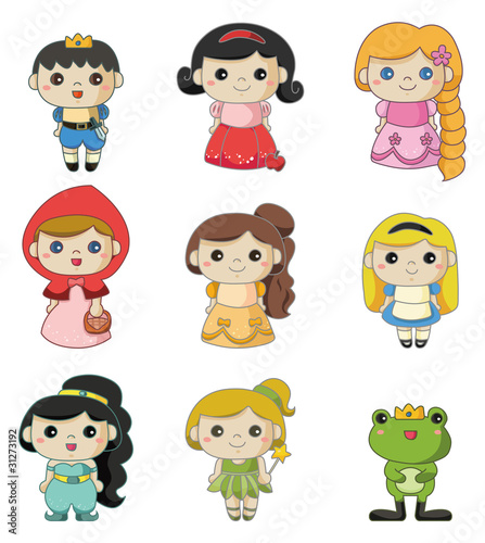 cartoon story people  icon