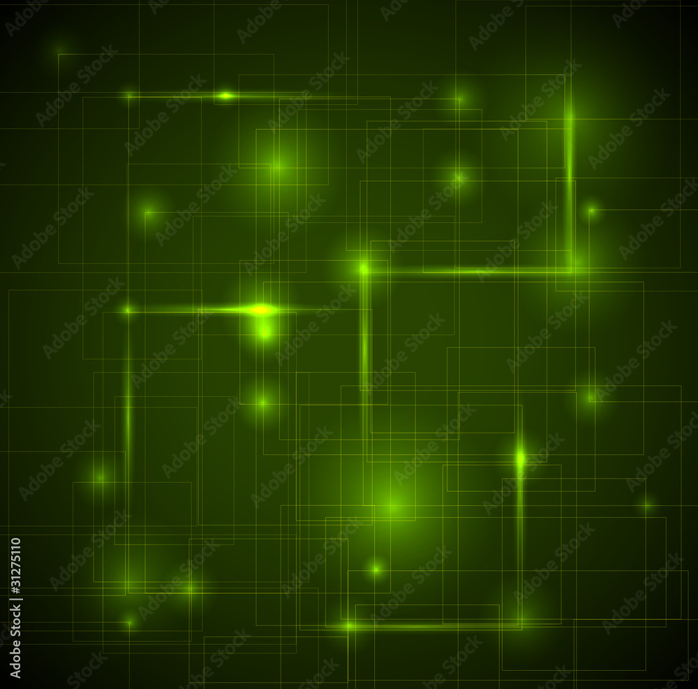 Abstract dark green technical background Abstract dark green technical background