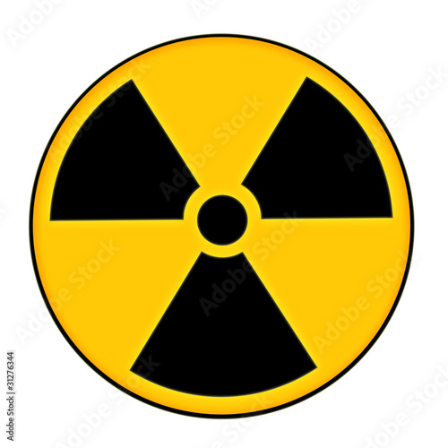 Nuclear alert sign