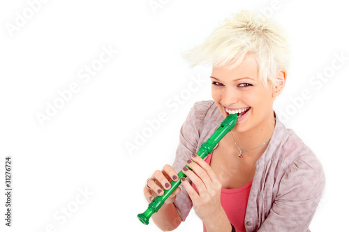 Flöte spielen