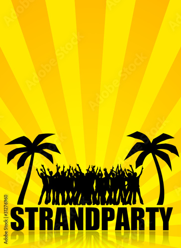 plakat strandparty II