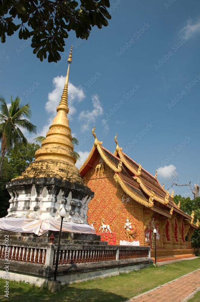 Phrathat Lampang Luang at Lampang province Thailand