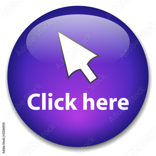 "CLICK HERE" Web Button (connection mouse cursor internet start)