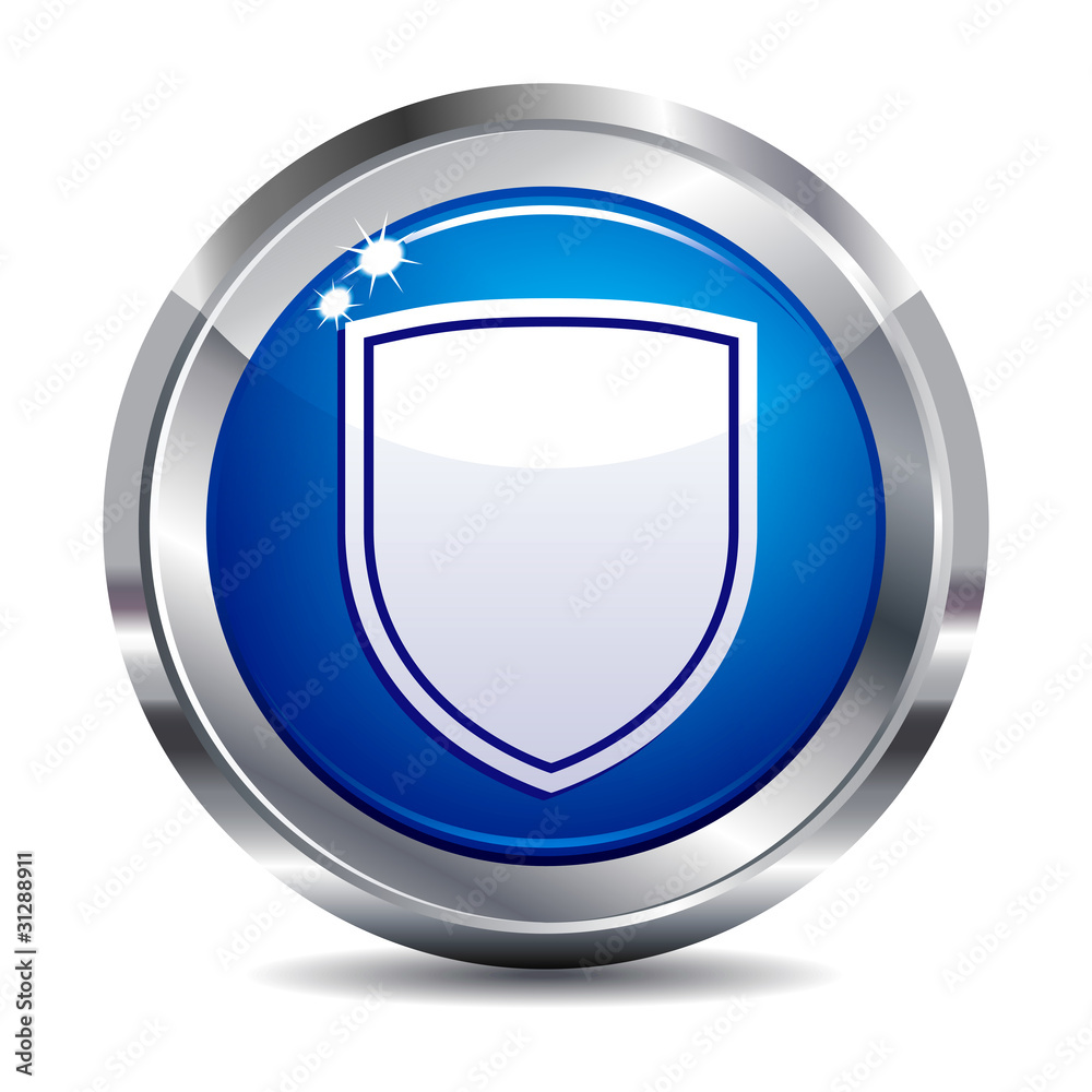 Shield button Icon Shield button Icon