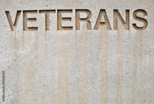 Sign veterans photo