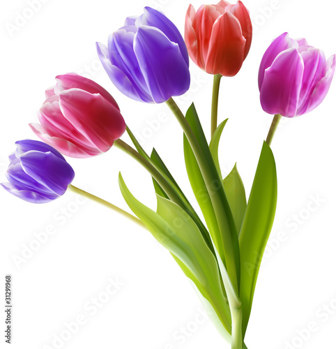 Fototapeta Naklejka Na Ścianę i Meble -  Bunch of tulips