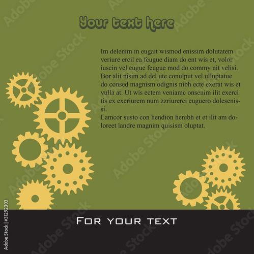 Background with gears