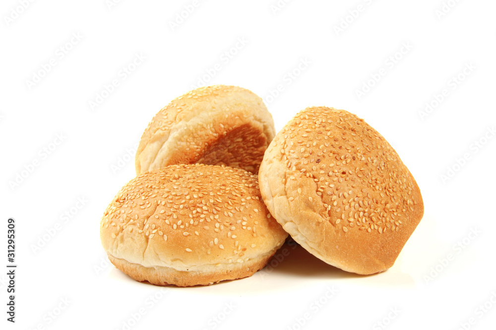 buns with sesame
