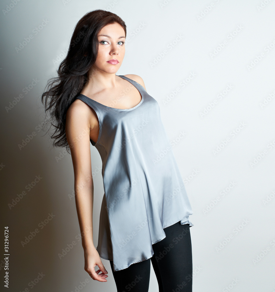 Fashion portrait of young woman