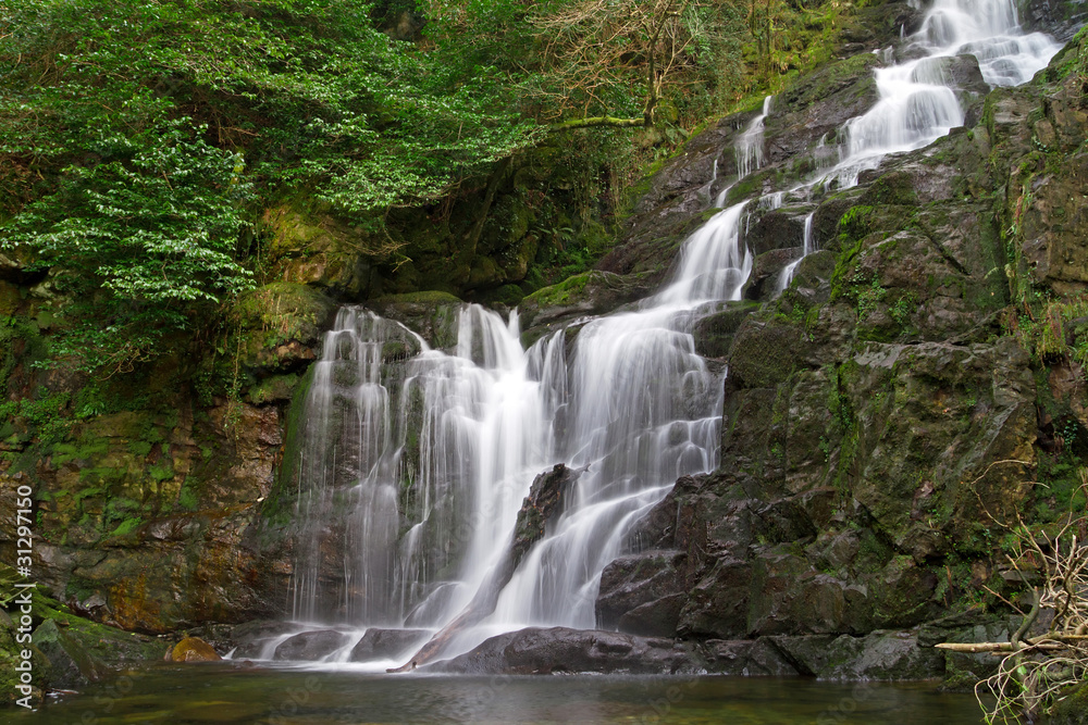 Torc waterfall in Killarney National Park - Ireland