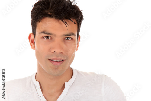 Tableau sur toile Attractive young Nepalese man, portrait